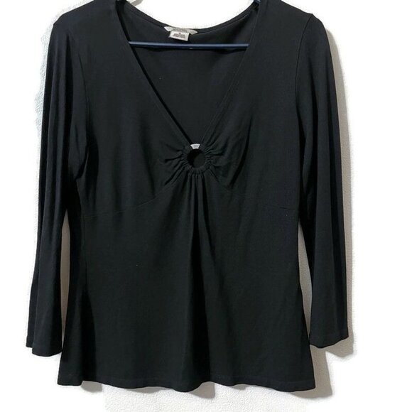 Y2K Michael Kors black half sleeve top (SALE) - Picture 1 of 15